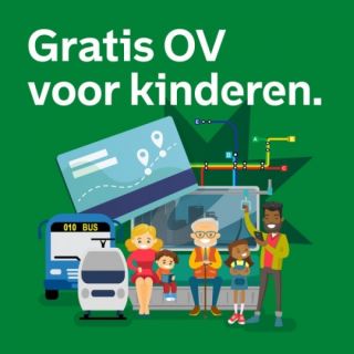 Gratis openbaar vervoer voor Rotterdamse kinderen in 2022