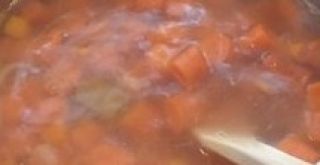 Recept 14: wortel pompoensoep + broodje 